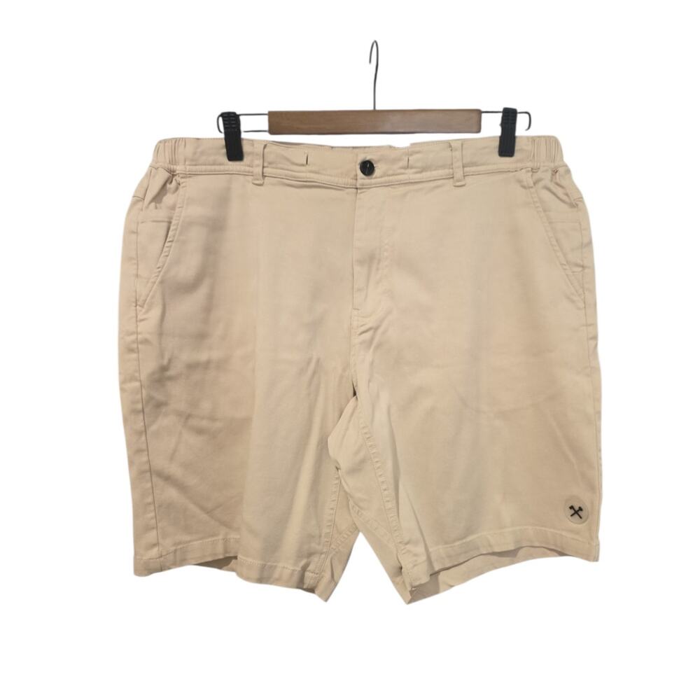 All American Roughneck Men's Hybird Shorts Khaki Beige Size 2XL